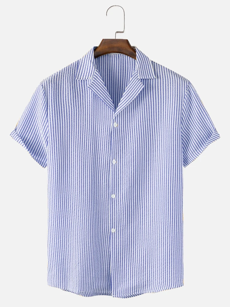 Summer Hawaiian Short Sleeve Printed Shirt Size Big Designer Cheap Men's Social Cotton Loose And Breathable Street Wear Clothes