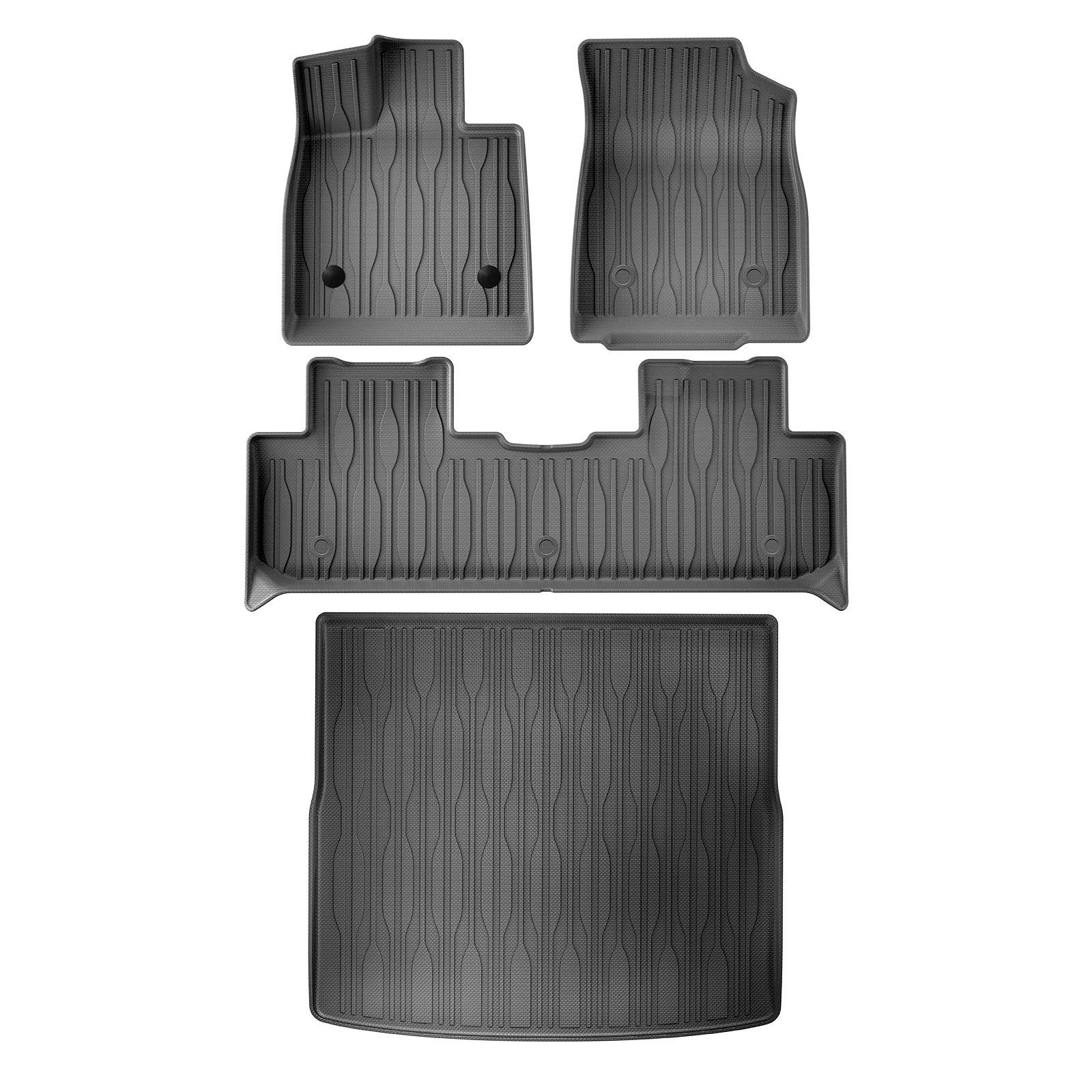 

Для BYD Song Plus EV/DMI Sealion 6 2021-2023 2024 для BYD Seal U Автомобильные коврики на багажник TPE 3D Коврик для ног Аксессуары Черный