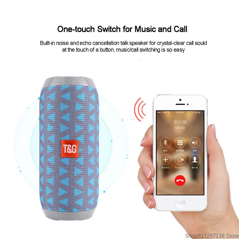 Внешняя беспроводная Bluetooth-Колонка TG117 мини-сабвуфер маленькая аудиокарта |