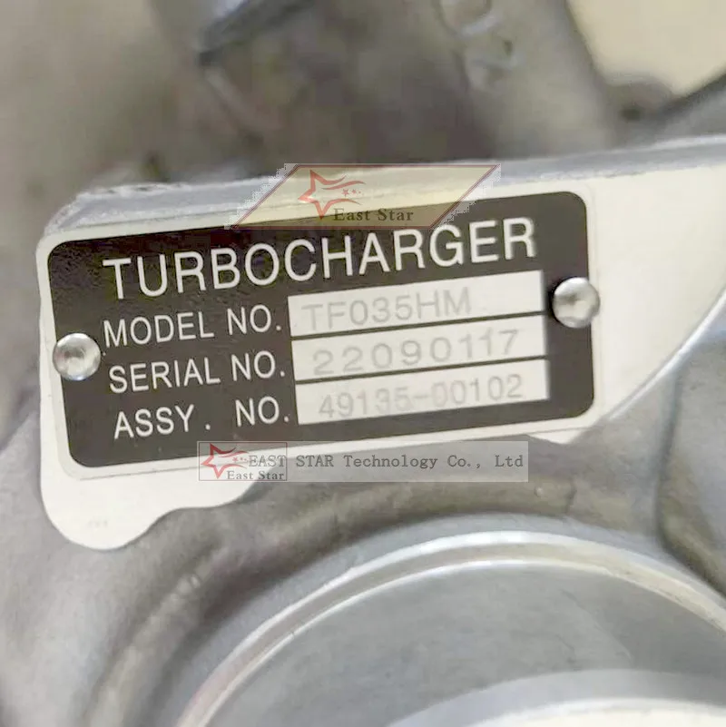 eee Turbo TFO35HM 49135-00102 49135-00100 49135-00101 8980023450 8972619990 Для грузовика Isuzu Mercury Marine 4EE 4EE2-TMC 1 7 л