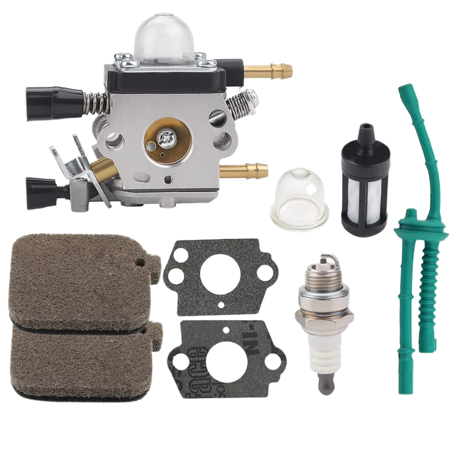 

Carburetor Carbs For Stihl BG55 BG85 BG45 BG46 BG65 SH85 SH55 SH55C SH55Z Leaf Blower Fuel Filter Gasket Spark Plug