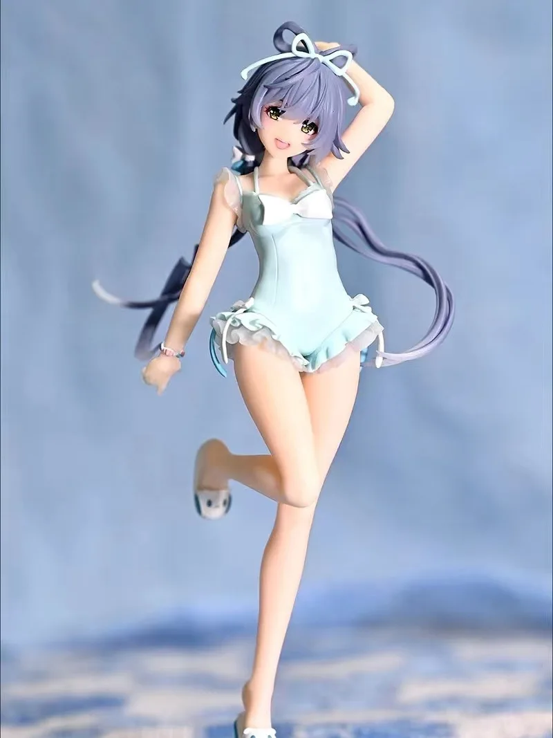 

18 см аниме Hatsune Miku Taito Vocaloid Luo Tianyi, купальник, кавайная экшн-модель, игрушки в подарок