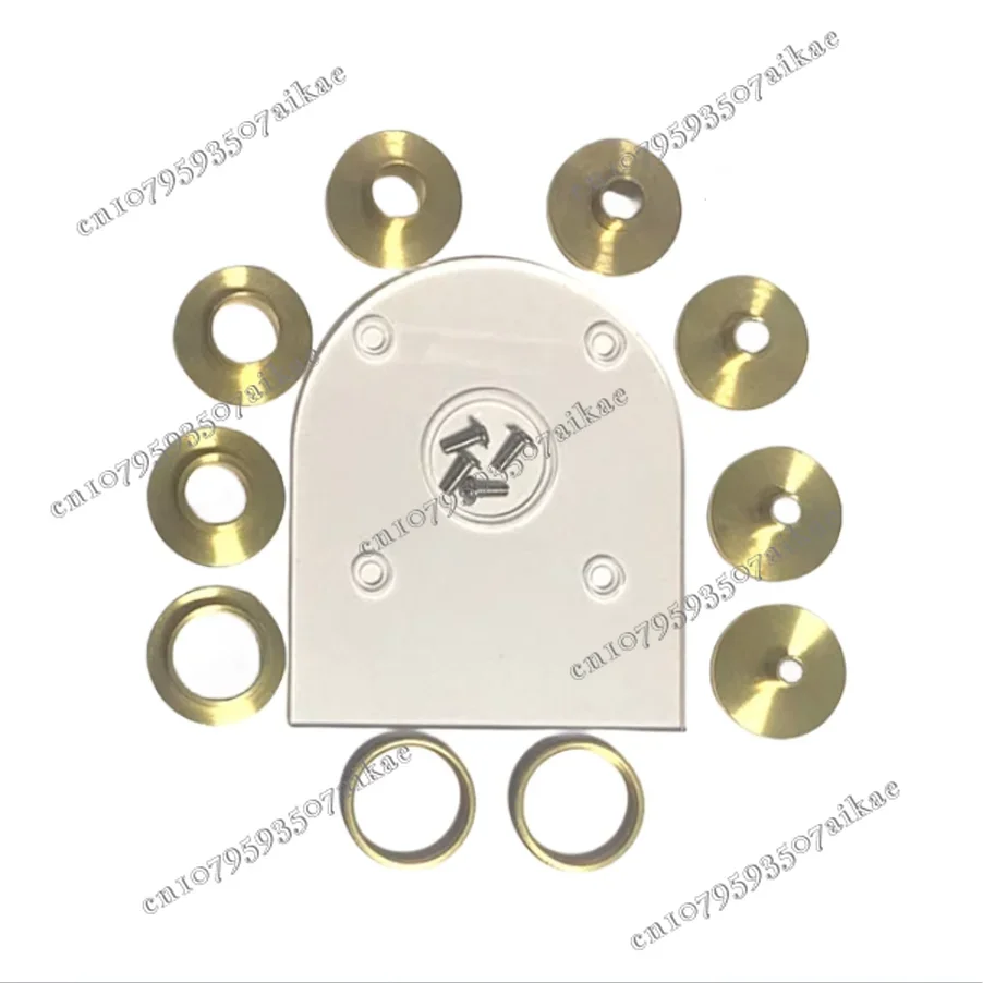 Набор круглых опорных пластин + 10 шт. латунных направляющих втулок шаблона