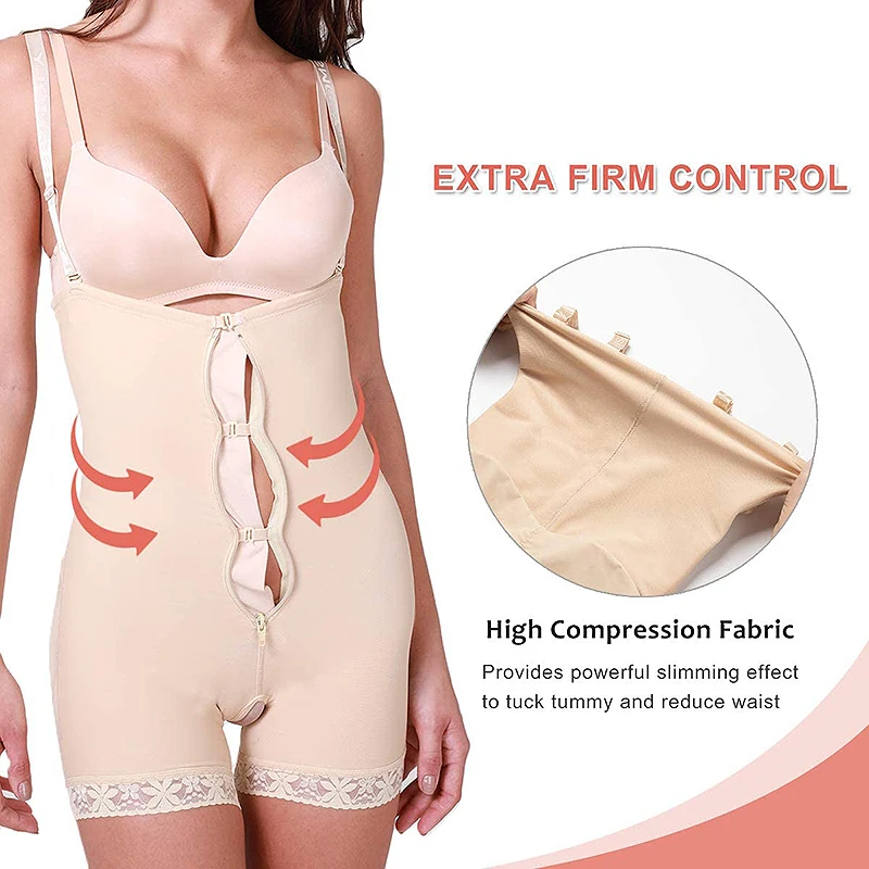 Shapewear for Women Tummy Control Plus Size Waist Trainer Corset Full Body Shaper for Butt Lifter and Thigh Slimmer Faja