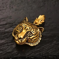 classic punk domineering metal king of beasts tiger pendant necklace for men cool rock party biker jewelry birthday gift