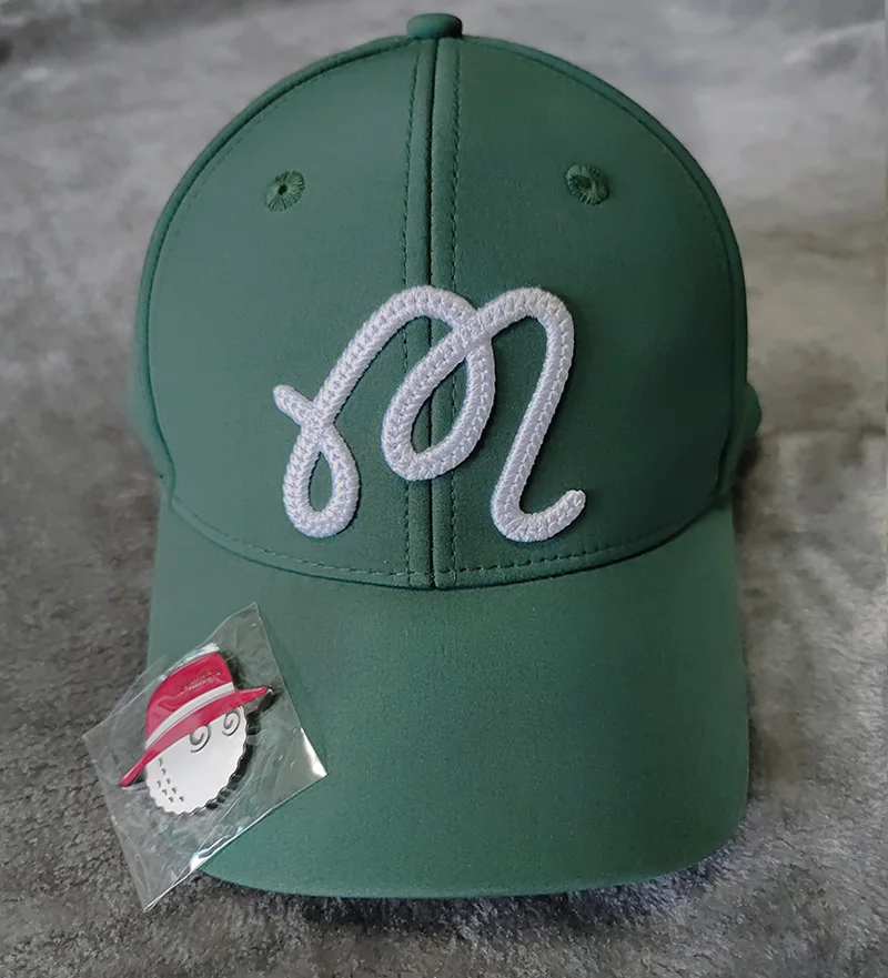 Malbon Golf Cap Men's and Women's Including Hat Holder Breathable Sunshade Sport 2023 Embroidered