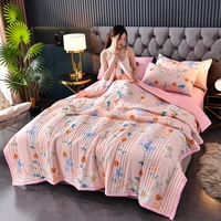 %e3%80%90stirp summer quilt %e3%80%91 plaid duvet for air conditioning washed cotton comforter summer thin air conditioning quilt king bedding