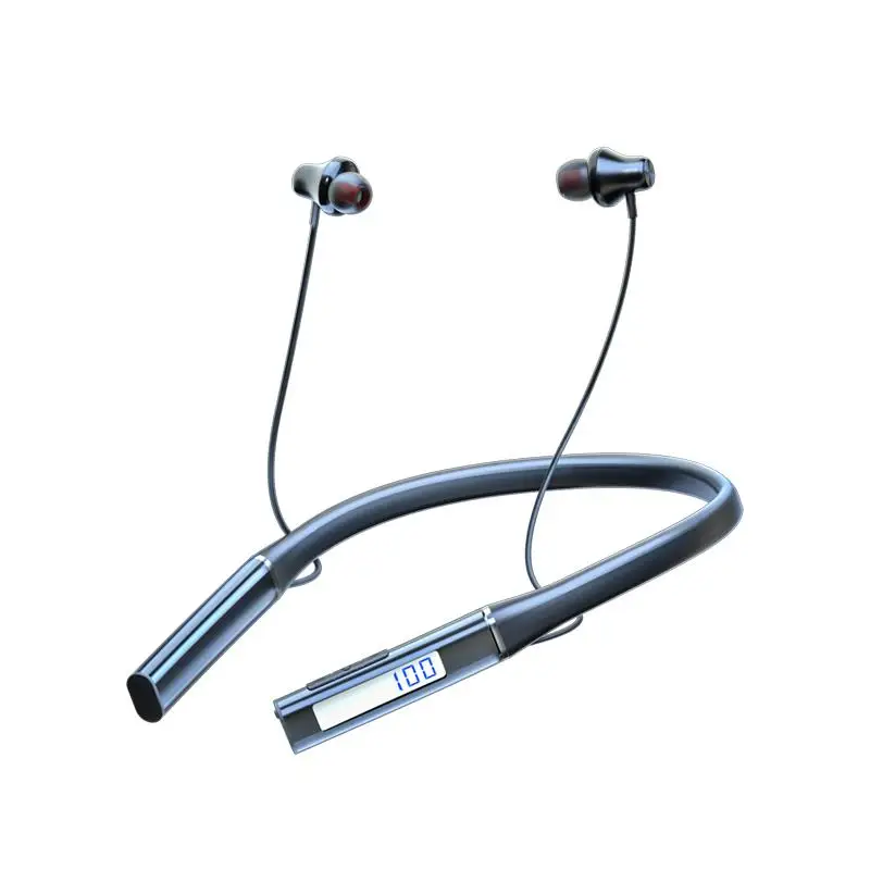 

Наушники-вкладыши с шейным ободом, беспроводные магнитные наушники TWS с Bluetooth, Спортивная гарнитура IPX5, шумоподавление, микрофон, светодиодн...
