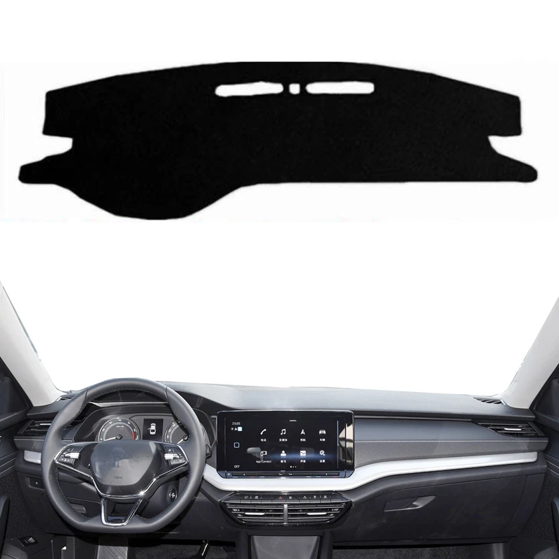 

Коврик для приборной панели автомобиля, коврик для Skoda Octavia A8 2021 2022 2023 2024, ковер для защиты салона, приборной панели от солнца, ковер, аксессуары
