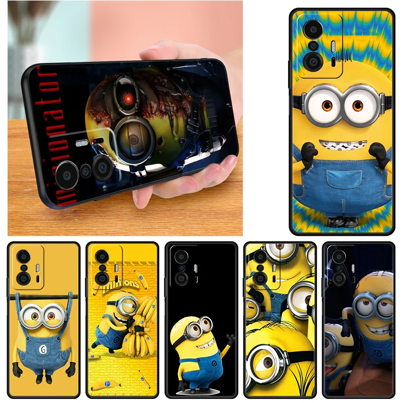

Cover Case for Xiaomi Redmi K40 K40S K50 Gaming 11T 12 12X Pro Plus Official Thin Shell Original Movie Despicable Me Minions