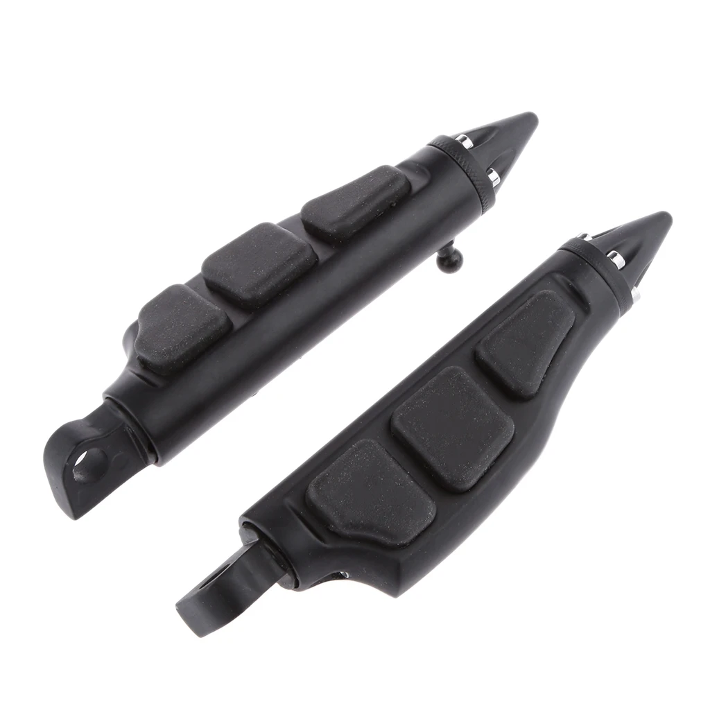 

Front Stiletto Spike Foot Pegs Foot Rests Chrome for Suzuki Boulevard