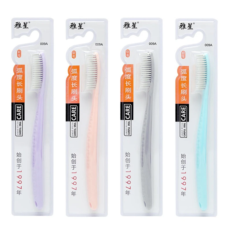 1PC Super Long Head Toothbrush Extra Hard Large Brush Adult Manual Firm - купить по выгодной цене