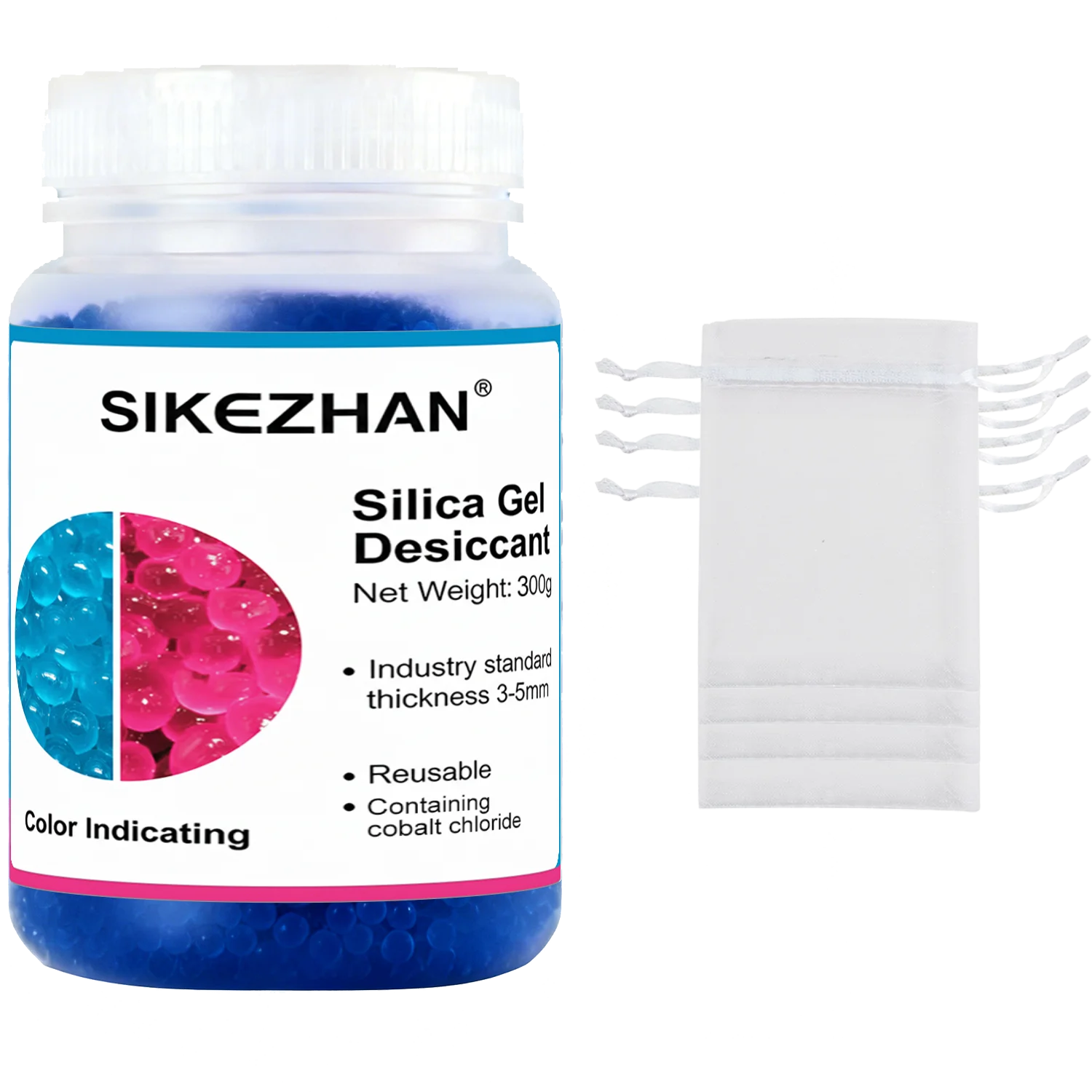 

Многоразовый оранжевый поглотитель влаги 500 г