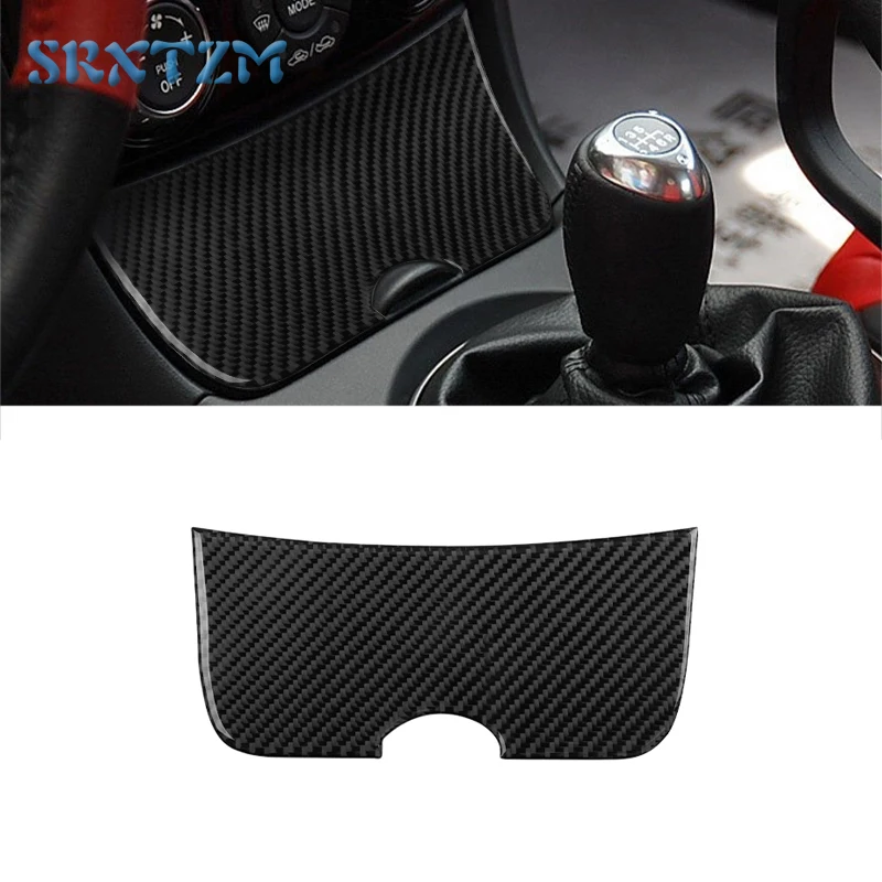 

Carbon Fiber Car Styling Central Console Storage Box Slot Cover Trim Sticker For Mazda RX8 RX-8 SE3P JM1FE 2004-2008 Accessories