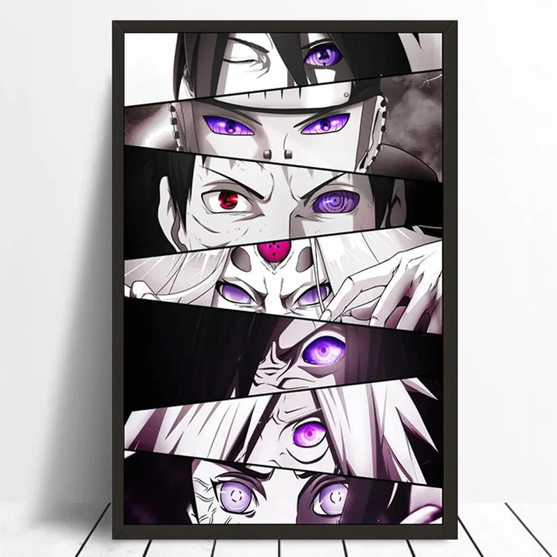Японские Аниме-персонажи Bandai постер с глазами драконий жемчуг Наруто цельный
