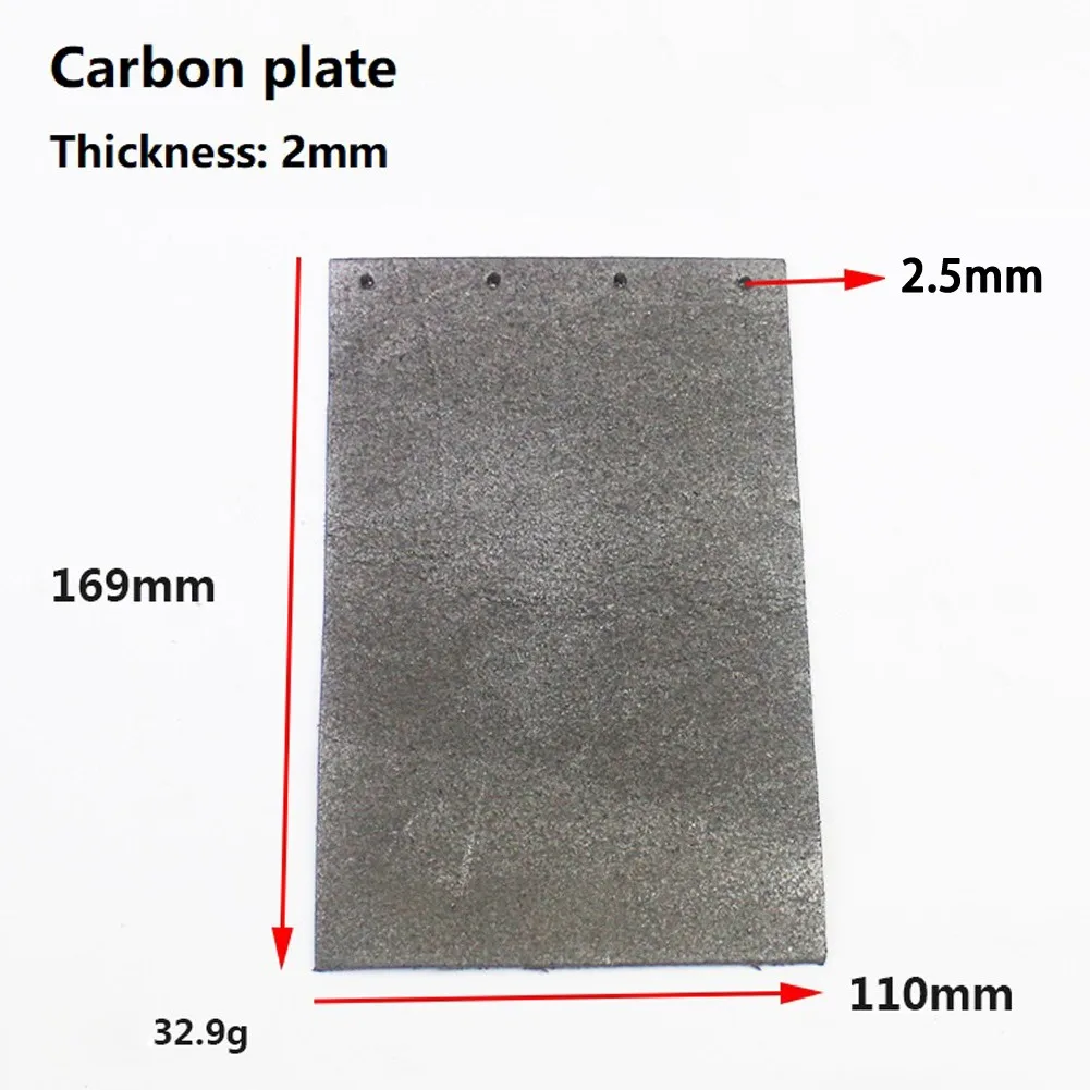 

2pcs 169*110mm 4 Holes Carbon Base Plate Pad Durable Backing Sheet For 9403 MT190 MT9 Belt Sander Power Tools Accessories