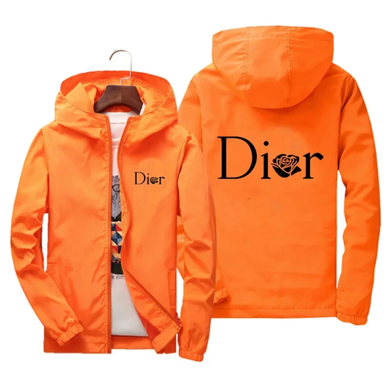 Мужская и женская ветрозащитная куртка на молнии р.S-XXXL цвета в ассортименте