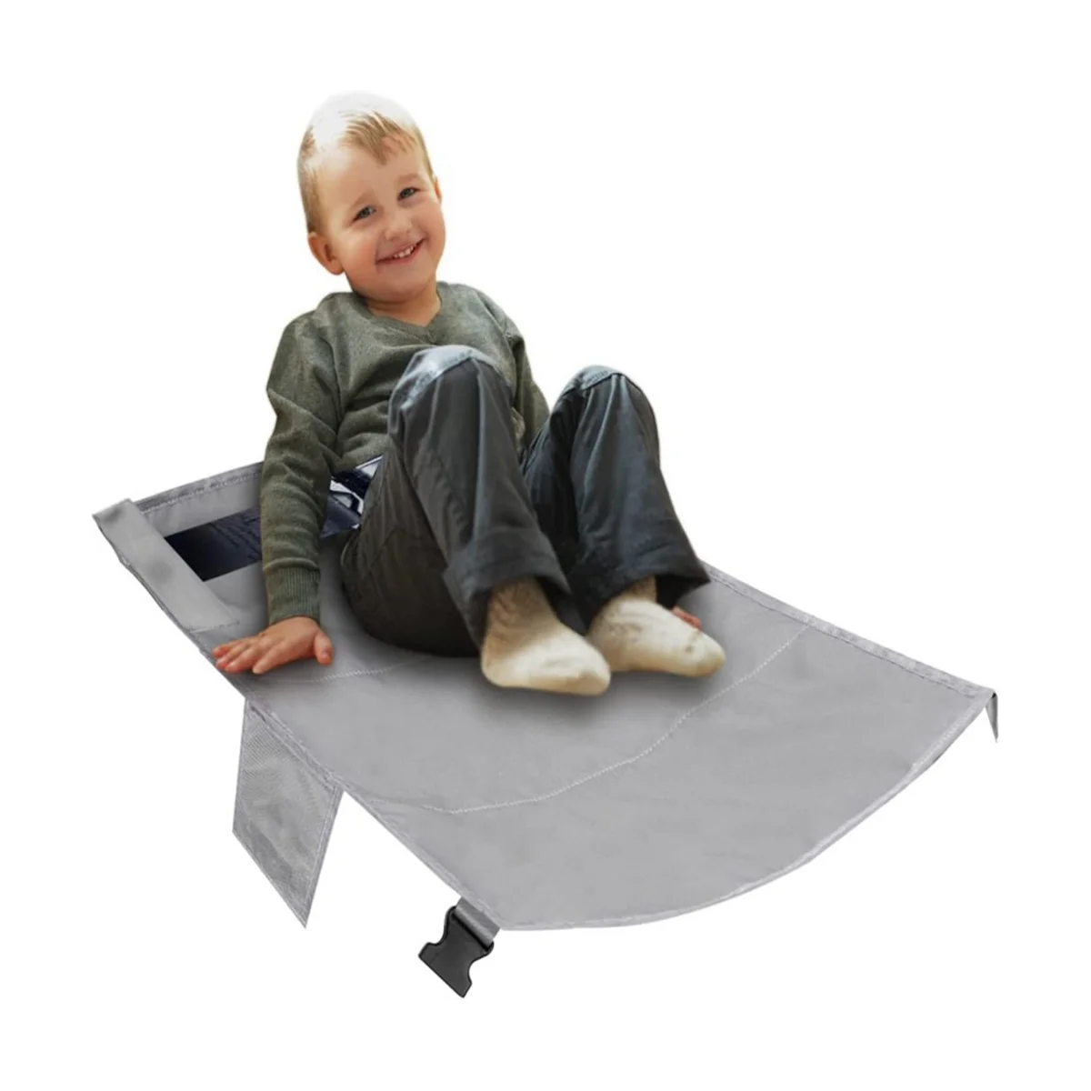 

Подставка для ног для детей, портативный гамак для путешествий, для малышей, для самолета, удлинитель для ног, черный цвет