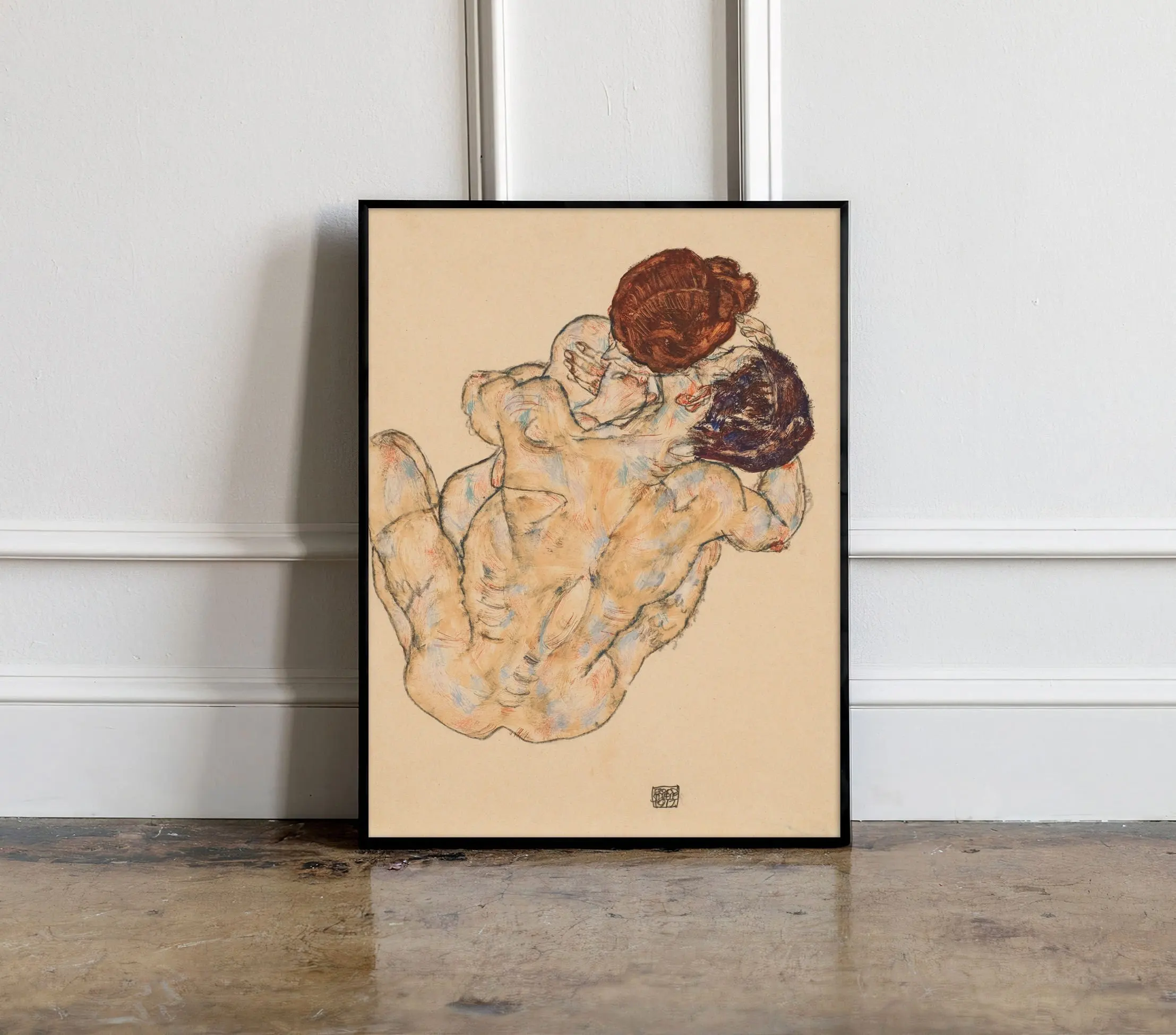 

Постер Egon Schiele Телесный Цвет Эскиз