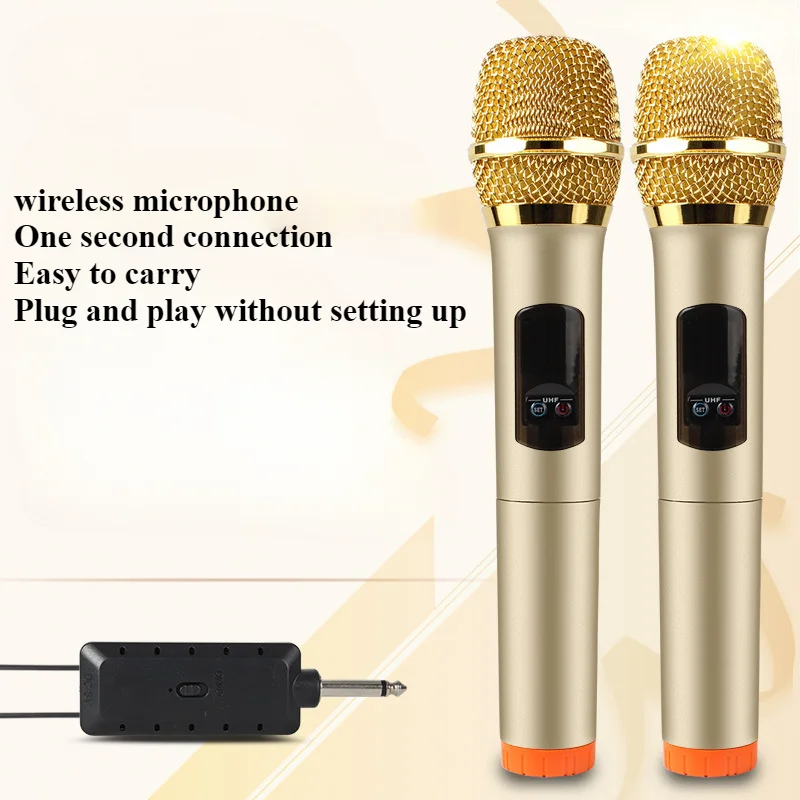 Бытовой беспроводной микрофонный усилитель KTV динамик для караоке уличная