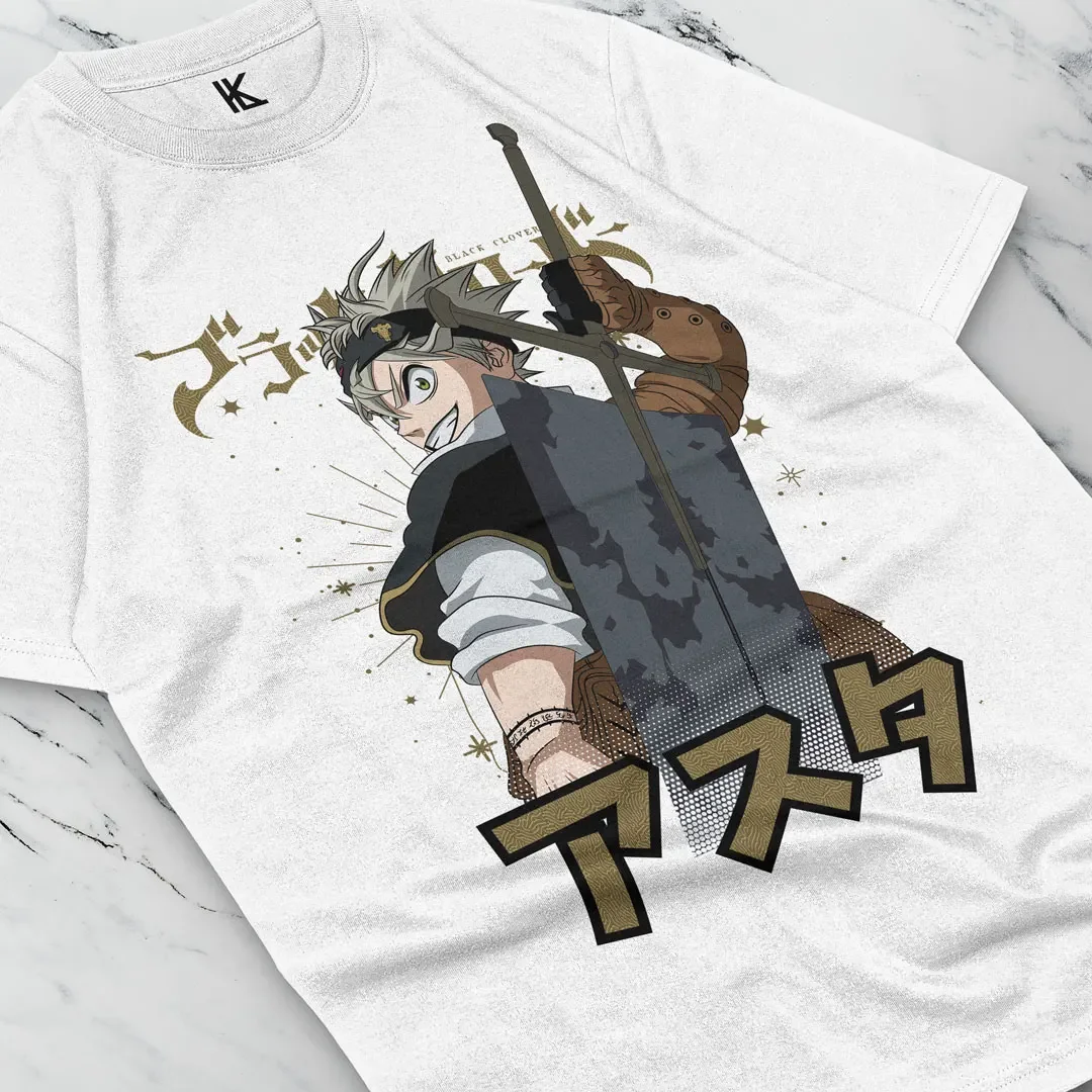 Футболка Black Clover Asta Yami Sukehiro Yuno с аниме Luck Voltia Shirt