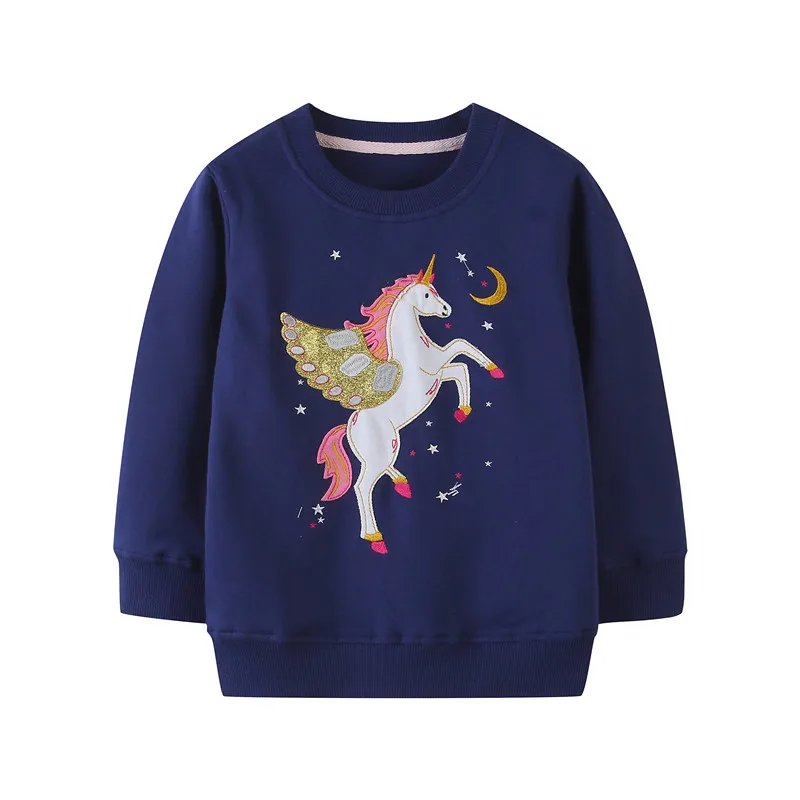 

Zeebread 2-7T New Arrival Children's Girls Sweatshirts Autumn Spring Kids Clothing Hooded Shirts Baby Shirts Costume Sport Wear