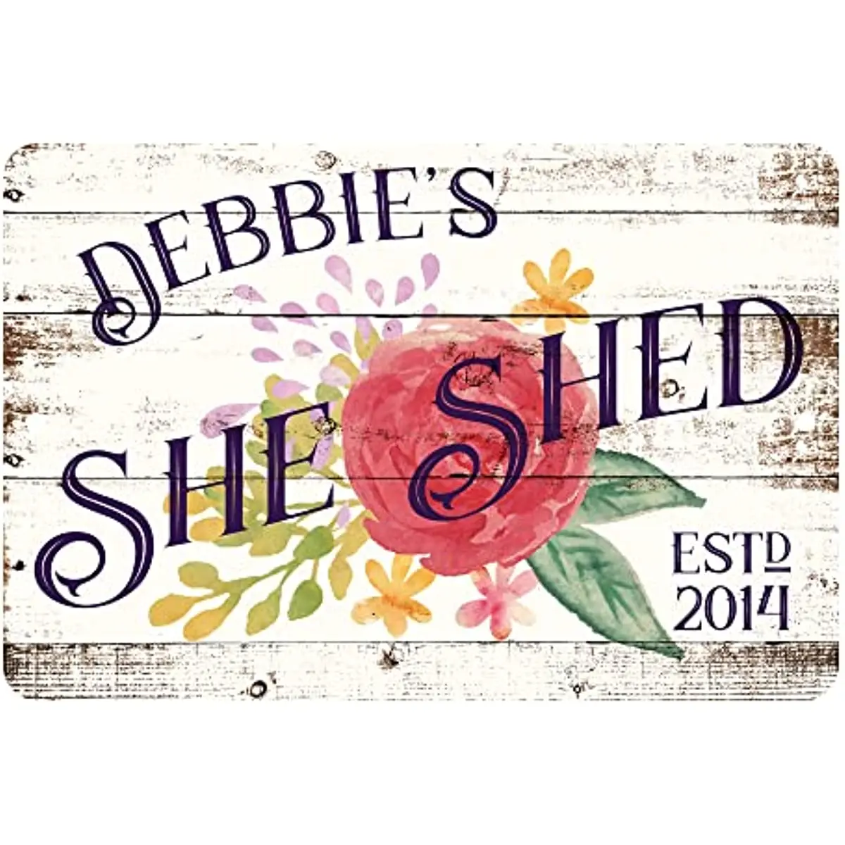 

Personalized She Shed Metal Sign Wall Art Decor plaque