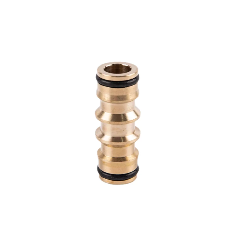 

1pcs Garden Irrigation Brass 15mm Hose Quick Connector Coupling Tap Adapter Watering Water Gun Pipe Repair Straight Joint