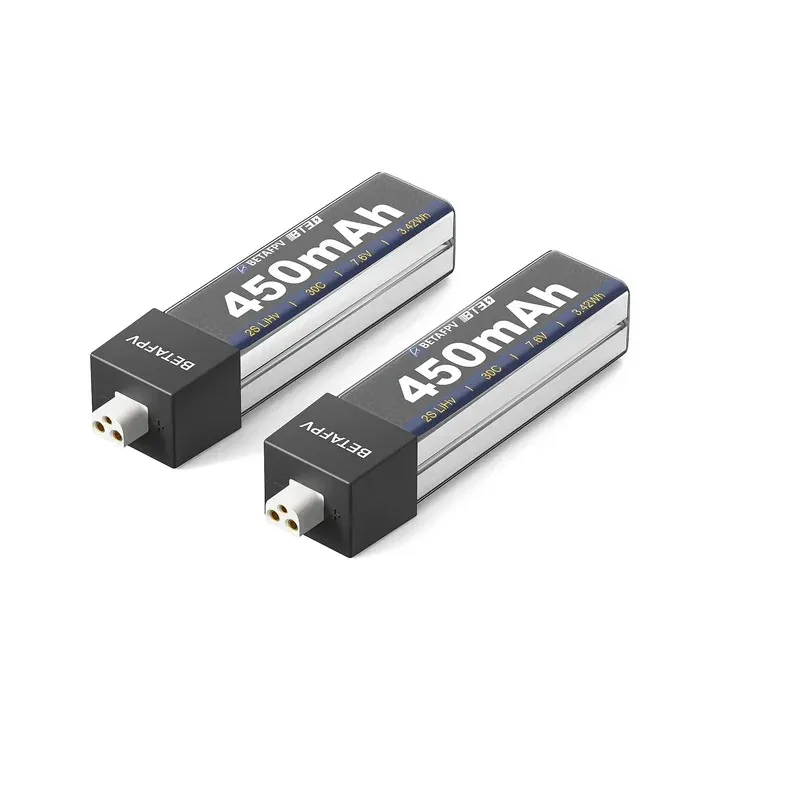 Фото 2 шт. новые аккумуляторы BETAFPV BT3.0 450 мАч 2S для Cetus X HD, Cetus X, Pavo Pico №3