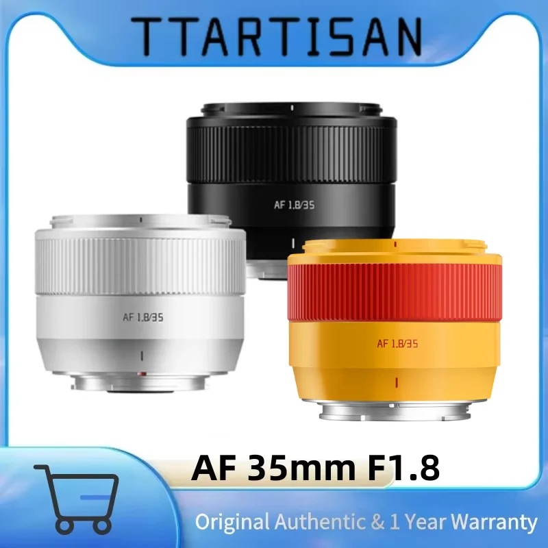 Объектив TTArtisan 35mm F1.8 II с автофокусом для камер Fuji X X-S20 X-T5 X-H2S, Sony E A6700 ZV-E10 A7CR, Nikon Z Mount Zfc Z30 Z50 (art.: 3920d900fb0db) - 3920d900fb0db