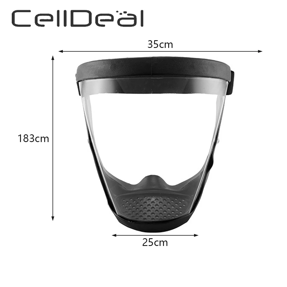 Полнолицевая прозрачная маска для глаз защитный чехол ветрозащитная