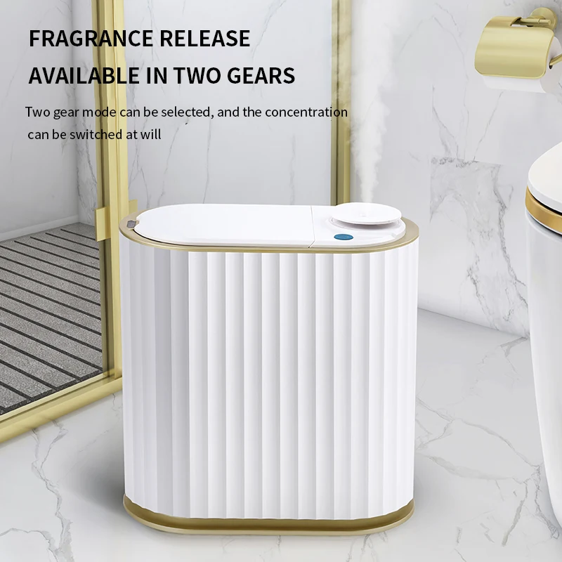 

Intelligent Sensor Trash Can Automatic Aromatherapy Trash Bin Household Kitche Electronic Rubbish Bin Smart Home Products