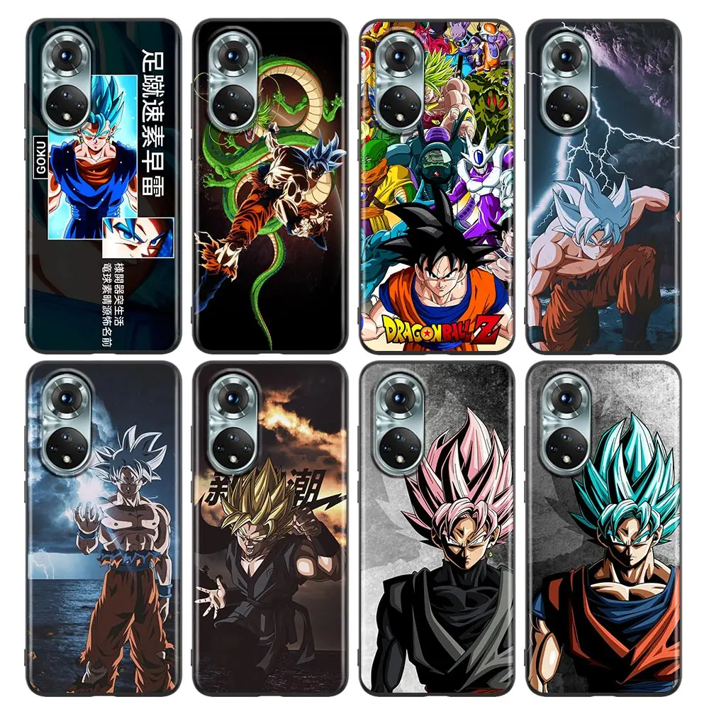 

Anime DragonBall Z Son Goku For Honor 50 Case Huawei Honor 50 60 30i 20 20i 10 9c 9X 8X Pro Lite Nova 8i 9 Y60 Soft Cover Coque