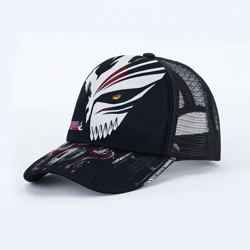 

Anime BLEACH Hat Cosplay Sunhat Unisex Baseball Cap Outdoor Sport Driving Accessories Prop
