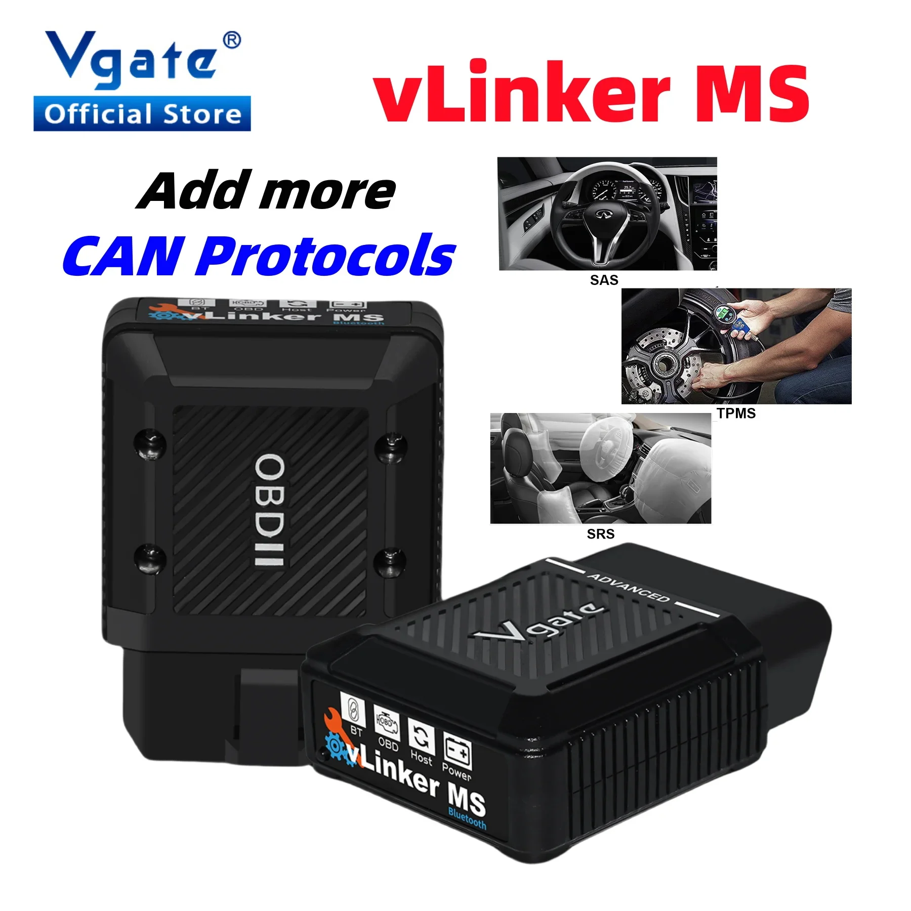 

Vgate vLinker MS обновленный ELM327 Bluetooth Поддержка iOS/ПК/Android Автомобильный сканер OBD Автомобильный диагностический инструмент OBD 2 Scan PK ELM 327 V1 5