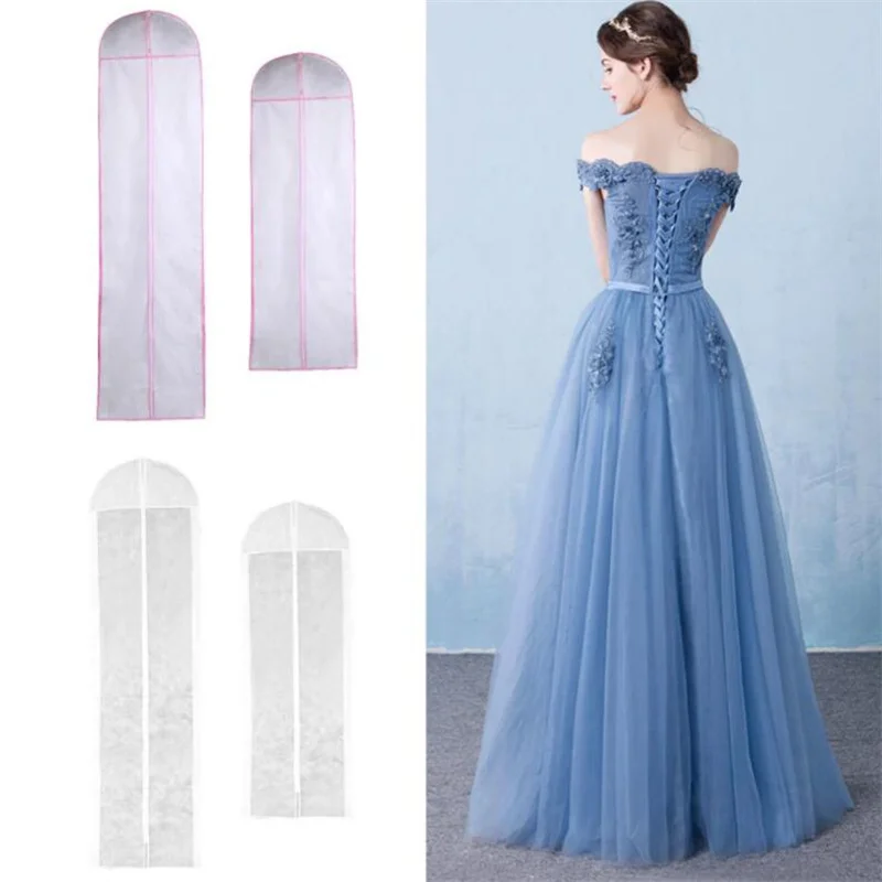 

Длинный пылесборник высокого качества для свадебного платья, пылесборник для вечернего платья, пылесборник для свадебного платья, сумка дл...