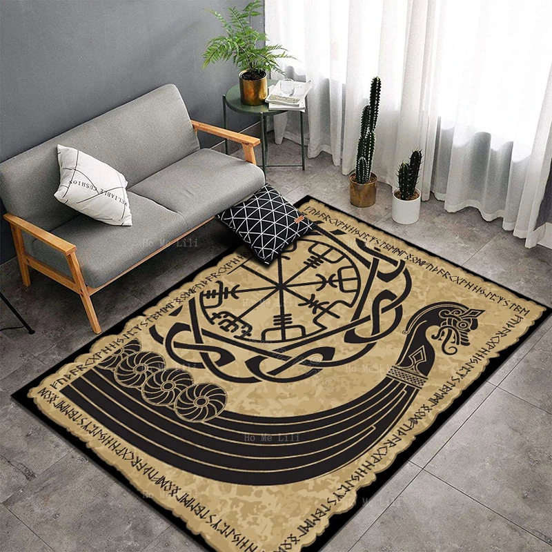 Скандинавские мифологические волки переплетение фрикционных татуировок