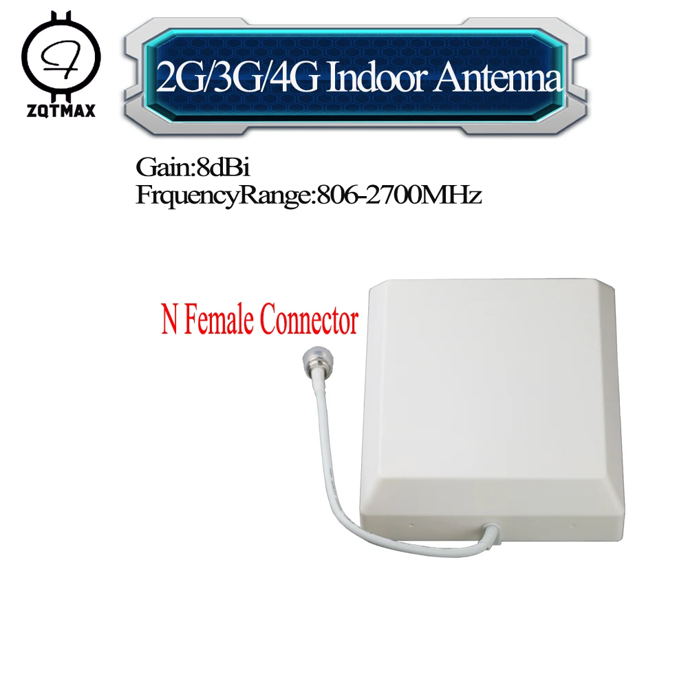 

Панельная Антенна ZQTMAX 806 - 2700 МГц для 2G 3G 4G CDMA GSM DCS PCS UMTS LTE усилитель сигнала для помещений Antenna