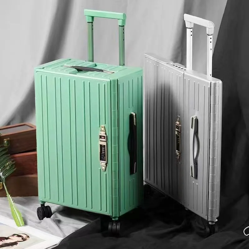 

wholesale New Folding Business Boarding Case Trolley Case Factory Direct Sales 20 inch Travel Folding Suitcase Luggage