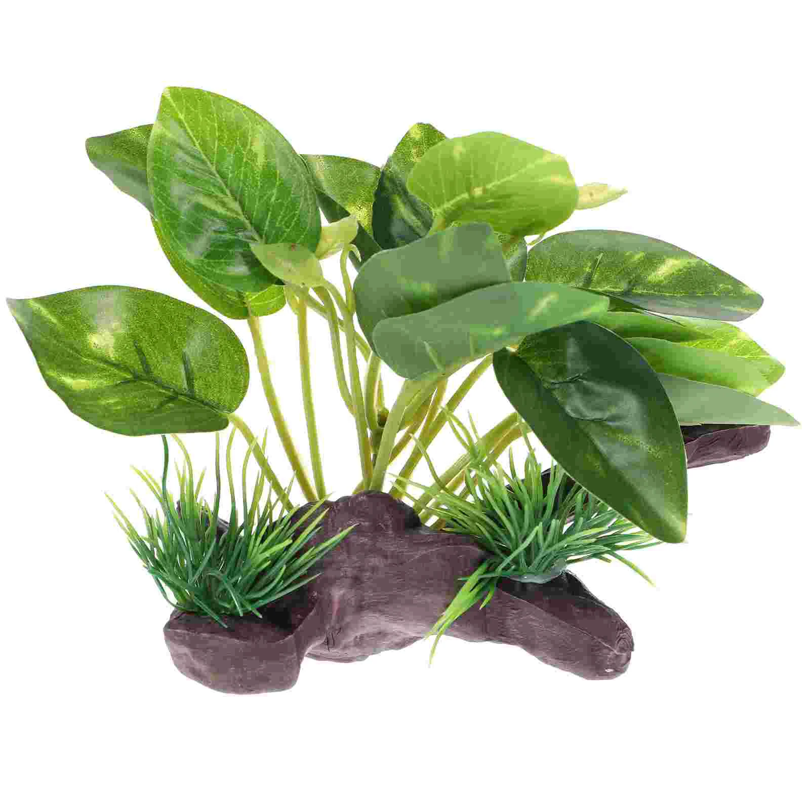 

Tank Aquariumplantdecorartificial Driftwood Decorations Freshwater Home Decoration Wheat Ornament Aquatic Landscape Fake Green
