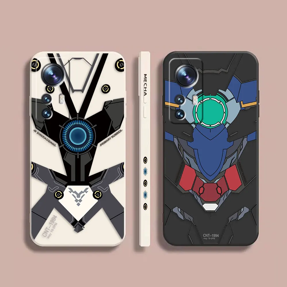 

Phone Case For Xiaomi 13 12 12T 12S 11 11T 10 10S 9 8 Pro Ultra Lite Colour Case Cover Funda Cqoue Shell Capa Anuime G-Gundam 00