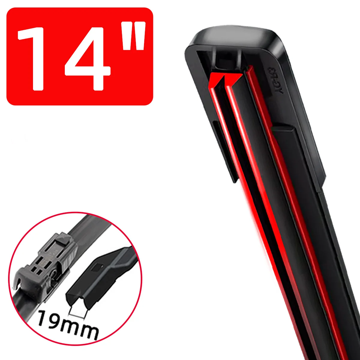 

Щетка Стеклоочистителя PINMOAP Бесшумная, С Двойной Резиновой Полосой, 19 Мм, Универсальная, Для Лобовых Стекол 14-26 Дюймов