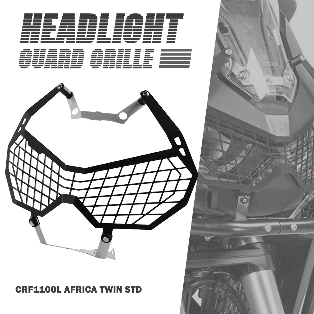 

FOR HONDA CRF1100L AFRICA TWIN STD 2019 2020 2021 Motorcycle Accessories Headlight Head Lamp Light Grille Guard Cover Protector