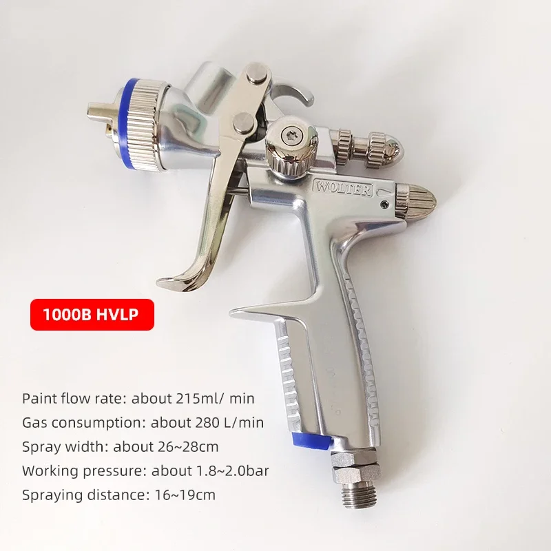 Пульверизатор Wolter 1000B HVLP 1 3 мм сопло из нержавеющей стали 600cc высококачественный
