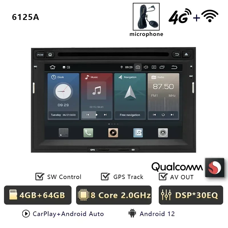 

Автомобильный радиоприемник CHSTEK для Peugeot 3008 5008 Partner Citroen Berlingo 2008-2016, навигация, мультимедийный Carplay, Bluetooth, Android, стерео