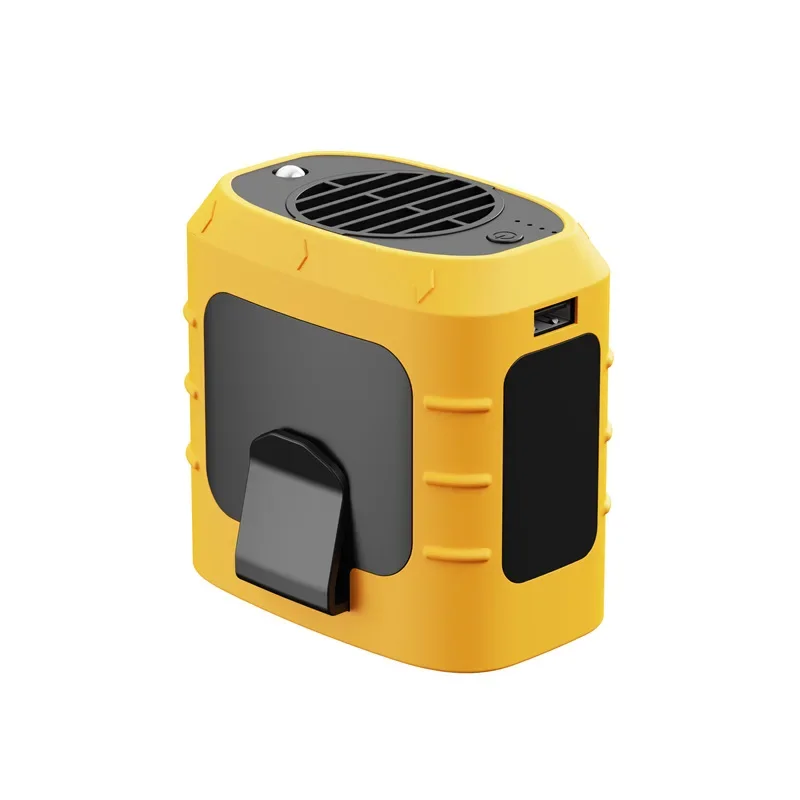 Новый уличный бесшумный поясной вентилятор портативный USB-блок питания для