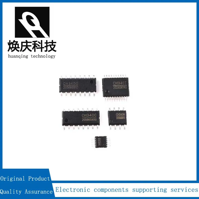 5pcs/lot CH340C CH340G CH340T CH340 CH340E SOP SMD USB to UART Interface | Integrated Circuits