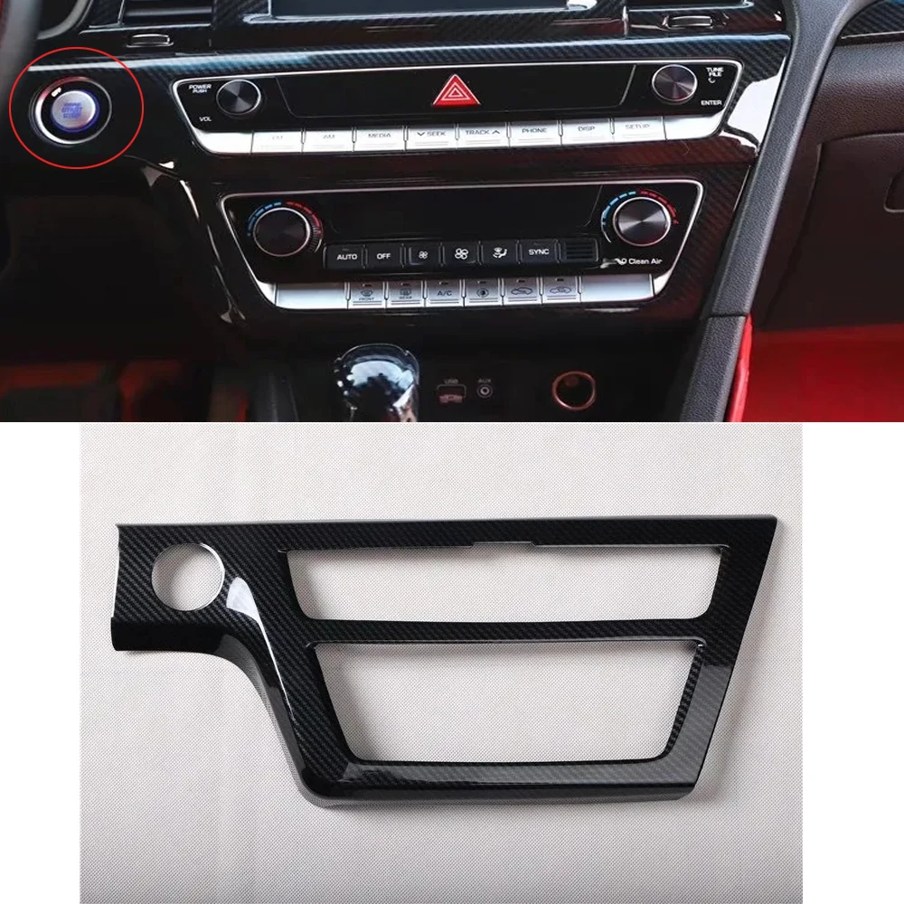 

Для Hyundai Sonata 9 2018 2019 аксессуары для интерьера, крышка переключателя окна, внутренняя дверная ручка, крышка чаши, накладка на крышку кондиционера