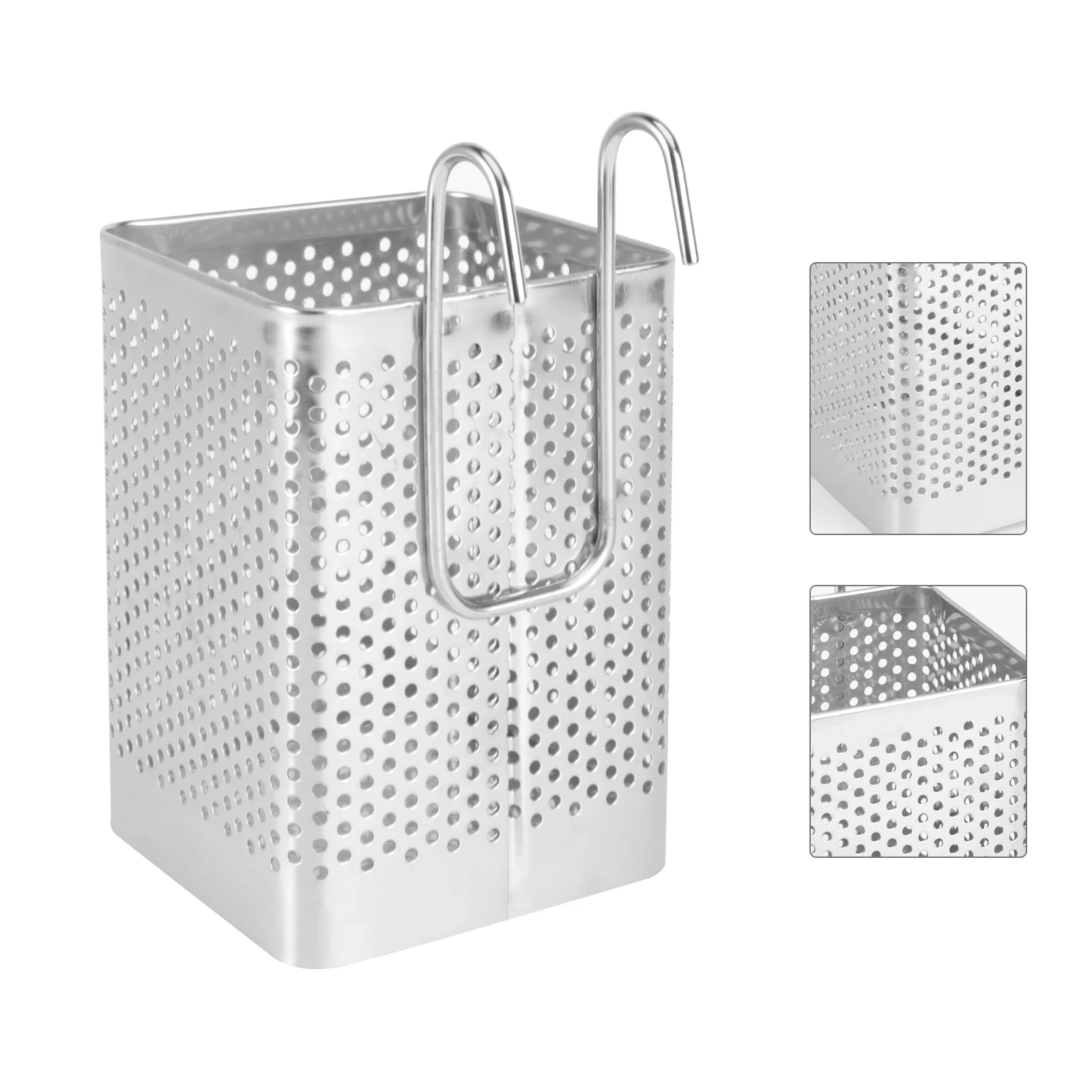 

Holder Utensil Chopstick Dishwasher Basket Rack Chopsticks Kitchen Drying Steel Stainless Boxstorage Silverware Cancountertop
