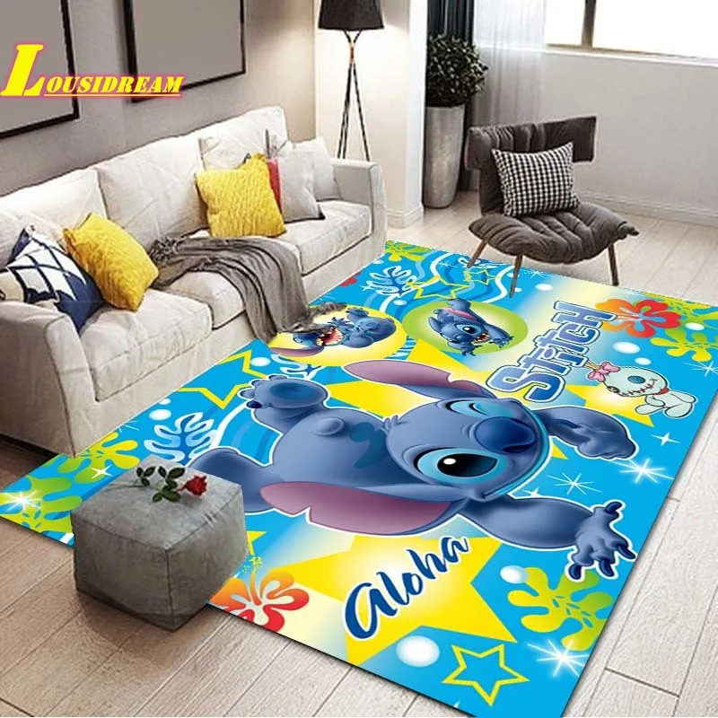 

Stitch Carpets Cartoon Carpets Boys & Girls Carpets Parent-Child Play Mats Home Decor Anti-Slip Mats Pet Mats Birthday Gifts